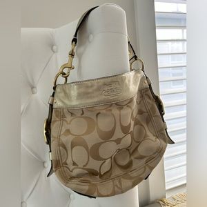 Coach Medium/Large Sateen Hobo